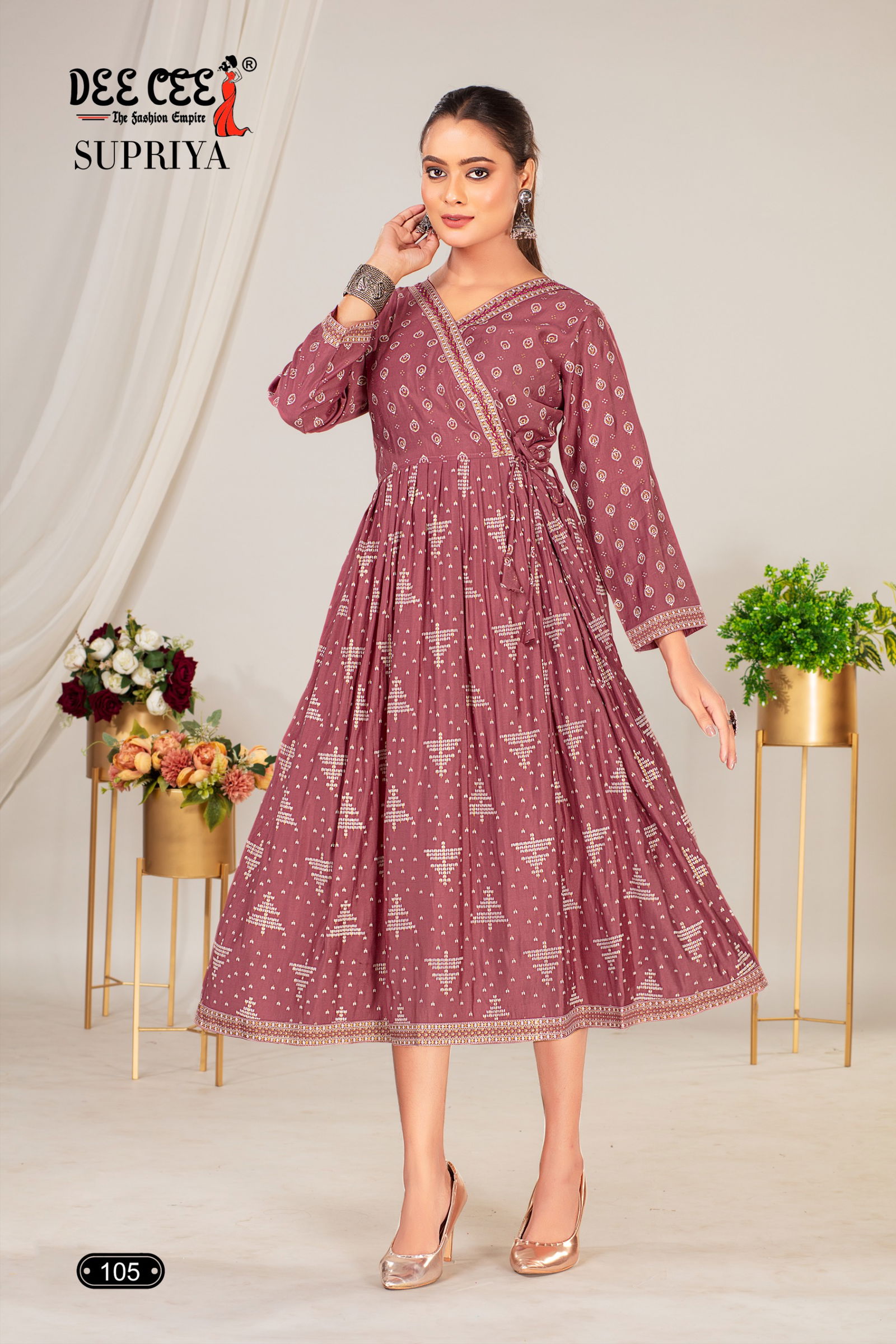 Supriya By Deecee Dobby Digital Printed Kurti Wholesale Shop In Surat
